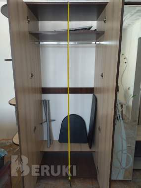 Зеркальный шкаф-система (2350х590х2120 мм): поместится абсолютно всё 7