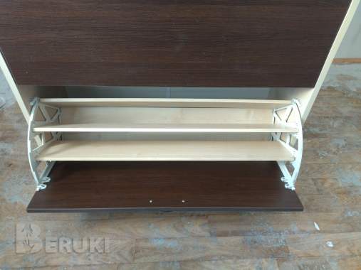 Компактная и высокая обувница с выдвижным ящиком 5