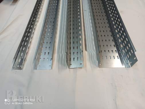 Кабельные лотки перфорированные, неперфорированные, лестничные. На складе. 1