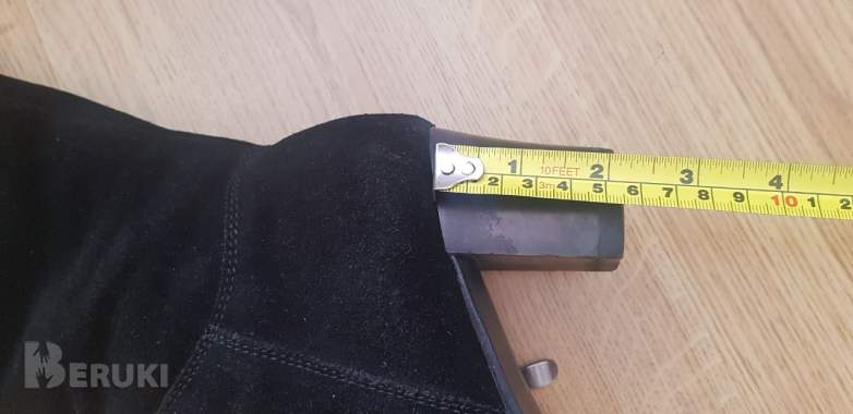 Сапоги зимние женские на каблуке, натуральная кожа, шерстяной мех, размер 38 7