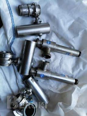 Б/у краны молочные, пневма клапан sudmo. 6