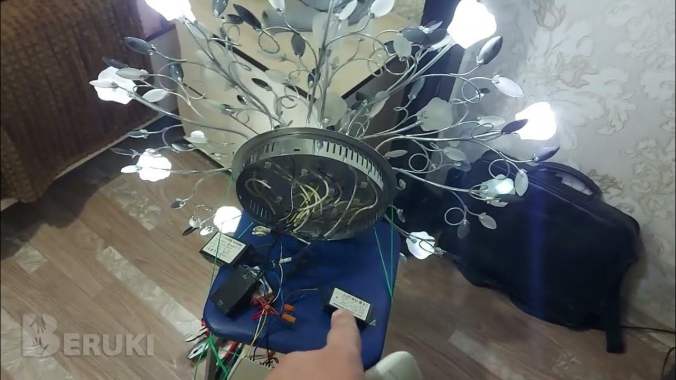 Ремонт люстр и светильников 2