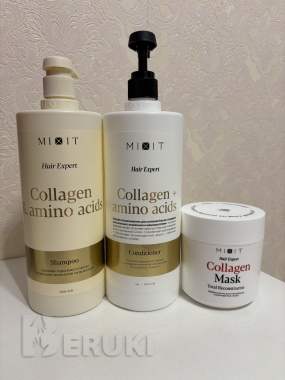 Шампунь, бальзам и маска для волос от mixit 0