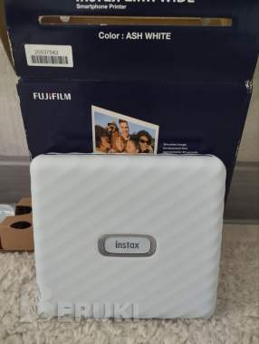 Фотопринтер instax link wide ash white 0