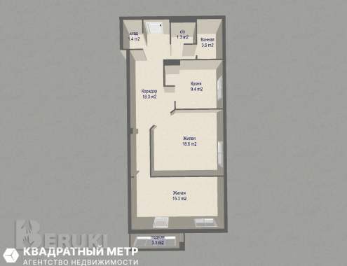 Продажа 2- комнатной квартиры в микр-не зеленый луг 11