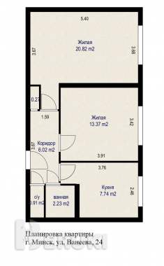Большая и светлая 2-х комнатная квартира по ул. Ванеева 11