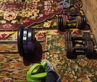 Гантели 20кг, 12,5×2, штанга 28кг, стойки, скамья и прочее