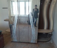 Зеркальный шкаф-система (2350х590х2120 мм): поместится абсолютно всё