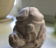 Детородный михаил и барабан, handmade глина 30р