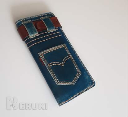 Кошелёк-лонгер ручной работы. 0