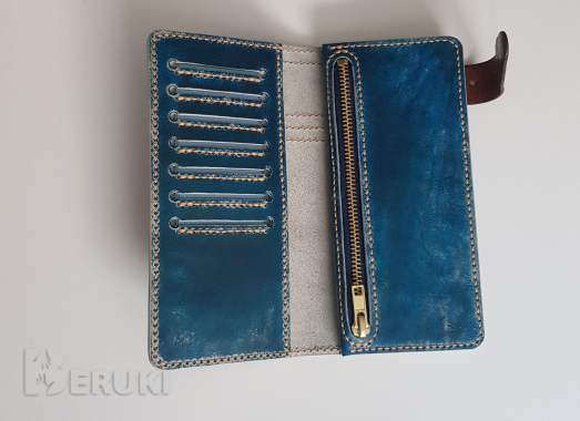 Кошелёк-лонгер ручной работы. 2