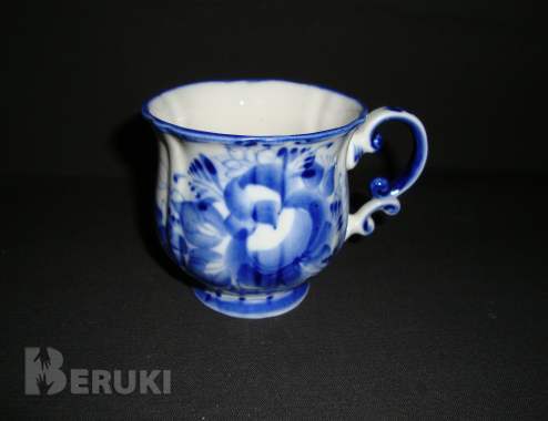 Чайно-кофейный набор гжель 1