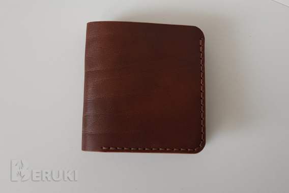 Минималистичный кожаный кошелёк. 2