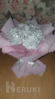Букеты из лент 1