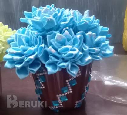 Букеты из лент 2