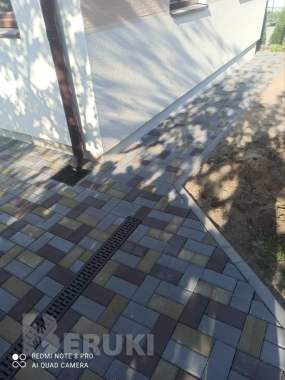 Укладка тротуарной плитки в сморгони 2