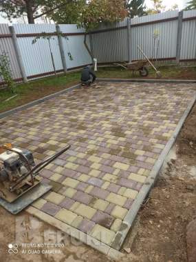 Укладка тротуарной плитки в сморгони 7