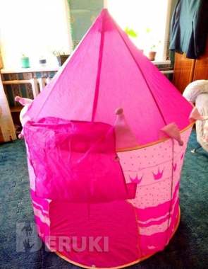 Детская игровая палатка замок принцессы шатёр розо 1