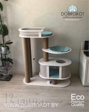 Игровые комплексы для кошек, домики, когтеточки. 3