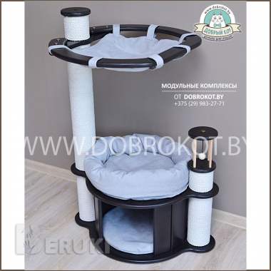 Игровые комплексы для кошек, домики, когтеточки. 11