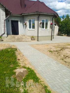 Укладка тротуарной плитки 3