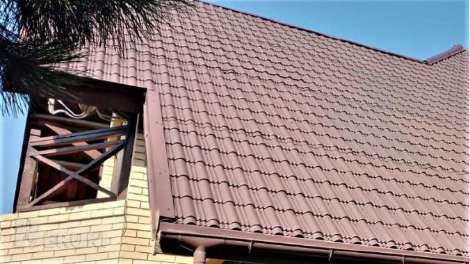 Полимерно-резиновая черепица Славдах 5