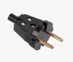Вилка электрическая прямая 6а 220v разборная 1 шт
