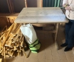 Стол деревянный для дачи б/у