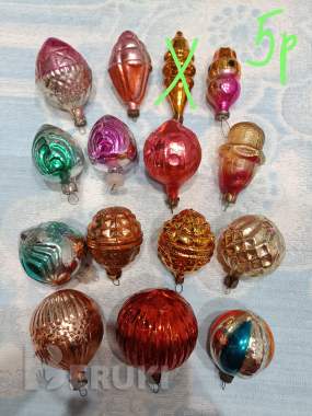 Новогодние ёлочные игрушки 3