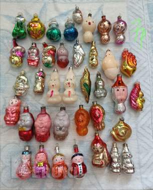 Новогодние ёлочные игрушки 0