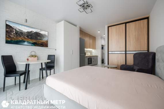 Однокомнатная квартира, минск-мир, метро аэродромная 6