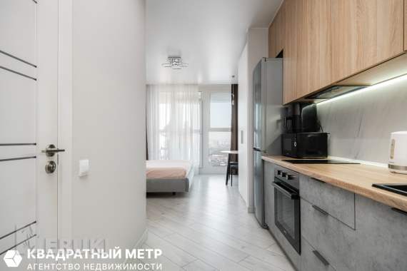 Однокомнатная квартира, минск-мир, метро аэродромная 8