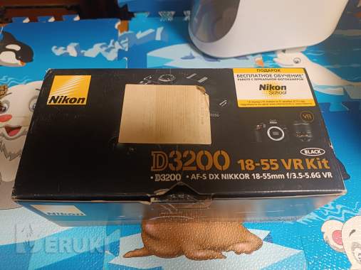 Зеркалка nikon d3200 объектив nikkor 18-55mm vr 2