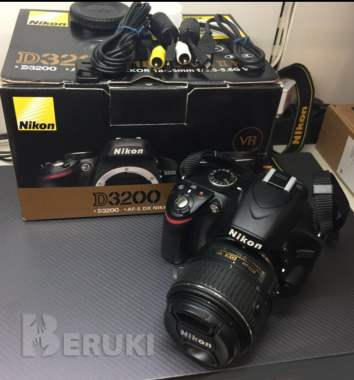 Зеркалка nikon d3200 объектив nikkor 18-55mm vr 7