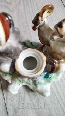 Фарфоровая статуэтка «мишки сладкоежки» 6