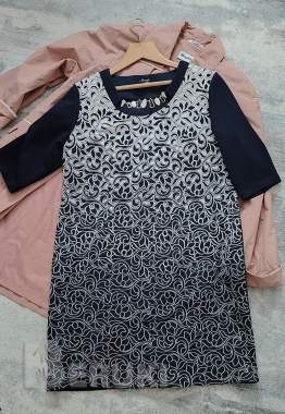 Красивое прямое платье-футляр и плащ bugalux 2