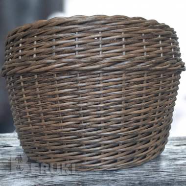 Кашпо для цветов из полиротанга. 4