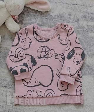 3-6 мес деми утепленный костюм для малышки 1