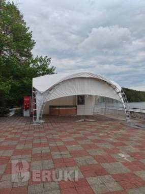 Шатер каркасный 8х8 метров 4
