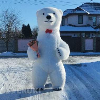 Ростовая кукла белый медведь, гомель