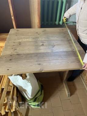 Стол деревянный для дачи б/у 0
