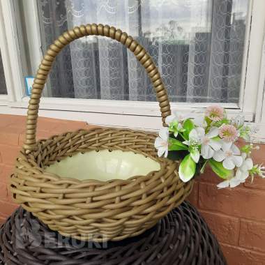 Корзиночки пасхальные из экоротанга 3,4,5,6л 1