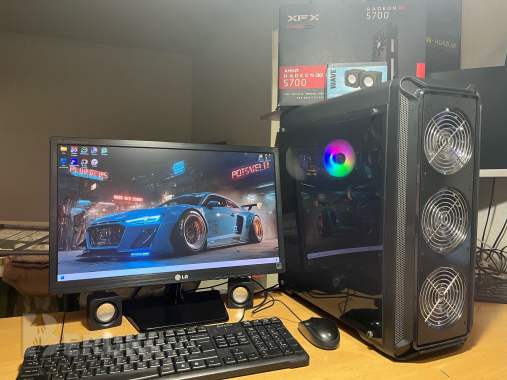 Pc игровой 14 ядерный, rx5700 8gb, ram 16gb, 1tb, ssd 0