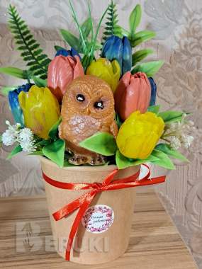 Букеты из мыльных цветов на подарок 1