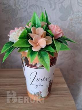 Букеты из мыльных цветов на подарок 3