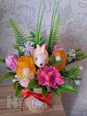 Букеты из мыльных цветов на подарок 6