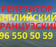 Репетитор, учитель преподаватель по английскому и французскому языкам