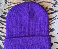Фиолетовая весенняя шапка на 6-10лет, новая