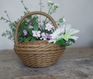 Корзиночки пасхальные из экоротанга. 