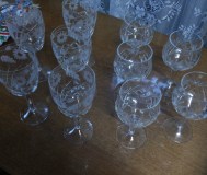 Хрустальные фужеры.